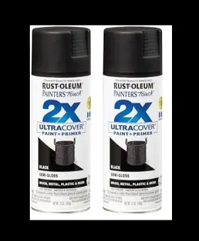 Newproduct 313055280298 Flat Black Spray Paint 12oz Matte Finish For Wood Metal Plastic Plaster Ceramic