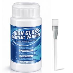 Nozerix Bxhyggqq001 Acrylic Varnish Gloss For Painting Non-yellowing Resists C