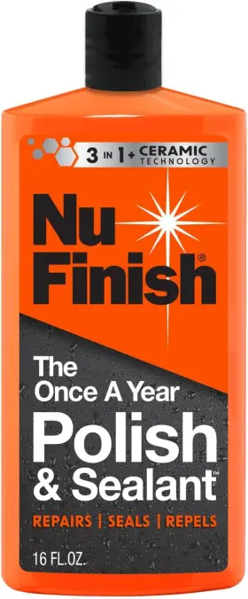 Nwxpcrb-1us Nufinish Nu Finish Once A Year Polish And Sealant Car Paint With 3-in