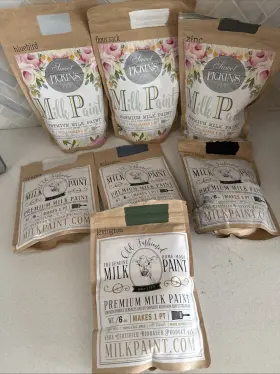 1100 Old Fashioned Milk Paint 837654230091 Lot Of 3 Lbs Packaged As Powder