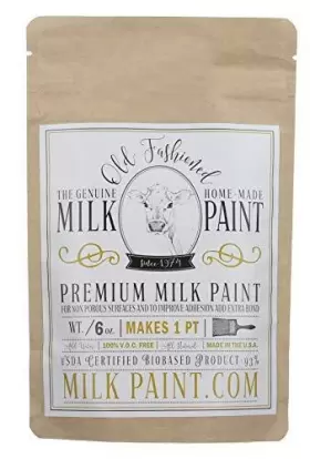 Old Fashioned Milk Paint 837654230152 Color Snow White Pint Packaged As Powder