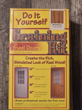 Old Masters 086348023802 Dyi Graining Kit For Steel Or Painted Doors Cabinets And More Projects