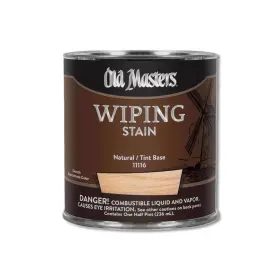11116 Old Masters Semi-transparent Clear Oil-based Wiping Stain 0.5 Pt