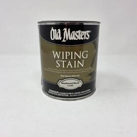 Old Masters 12704 Weathered Wood Oil Based Wiping Stain Quart 32 Oz
