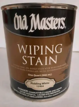 14904 Old Masters Deep Red Wiping Stain Crimson Fire 1 Quart Can Rich Color Depth