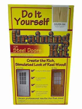 5667 Old Masters Graining Kit For Steel Doors Or Other New Stock Early American