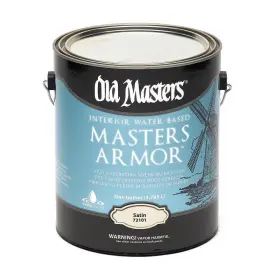 72101 Old Masters Armor Satin Clear Water-based Floor Finish 1 - Total Qty 2