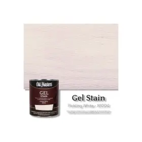 81004 Old Masters Semi-transparent Pickling White Oil-based Alkyd Gel Stain 1 Quart