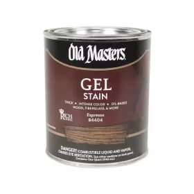84404 Old Masters 4-pack Of 1 Quart Espresso Oil-based Gel Stain