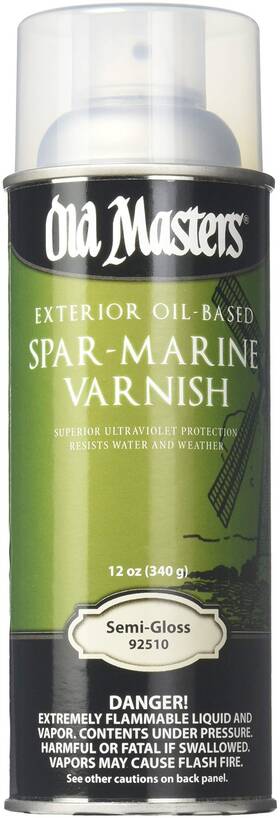 Old Masters 92510 Spar Varnish 13 Oz Gloss