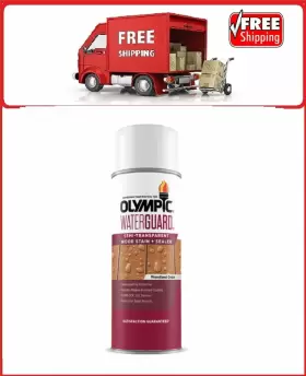 55177s-54 Olympic Waterguard 11.75 Oz. Woodland Cedar Semi-transparent Exterior Wood Stain Plus Se