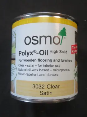 375l Osmo 006850814039 Polyx-oil High Solid For Wooden Flooring And Furniture 3032 Clear Satin .375l