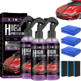 Blpxzy-023a Otxkxblp 3pcs Car Coating Spray High Protection 3 In 1