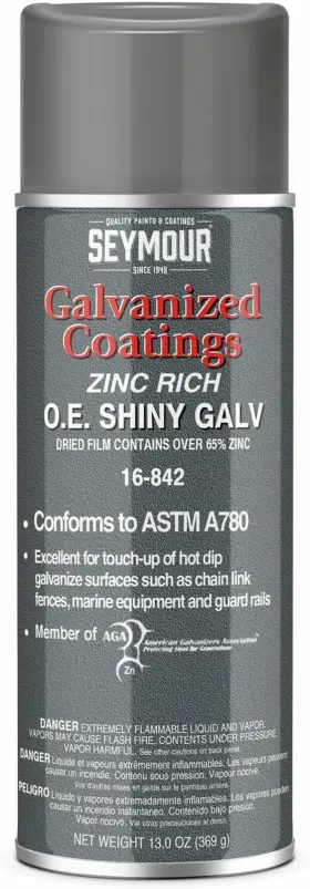 16-842 Paint Galvanized Coatings Spray Oe Shiny 13 Ounce Pack Of 1
