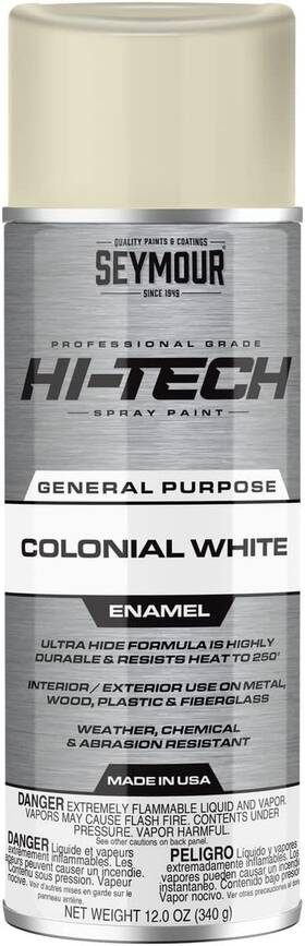 Paint 160140 16-140 Hi-tech Enamels Spray Gloss Colonial White