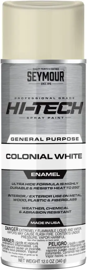 16-140 Paint 160140 Hi-tech Enamels Spray Gloss Colonial White