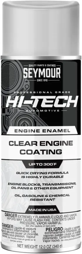 En-70 Paint 313053272226 Hi-tech Engine Spray Gloss Clear 12.00 Ounce Pack Of 1