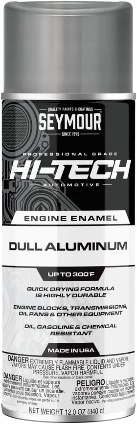 En-71 Paint 705353116131 Hi-tech Engine Spray Dull Aluminum 12 Ounce Pack Of 1