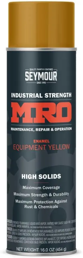 620-1443 Paint 711181066791 Industrial Mro High Solids Spray Equipment Yellow 16 Fl Oz Pack