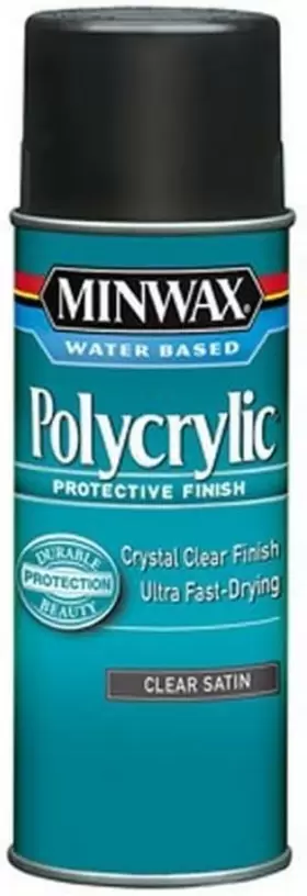 33333000 Paint Sundries Solutions Minwax Polycrylic Protective Finish Spray For Wood Clear Satin 11.5 O