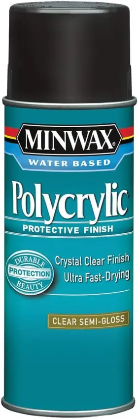 34444000 Paint Sundries Solutions Polycrylic Protective Finish Spray For Wood Clear Semi-gloss 11.5 Oz