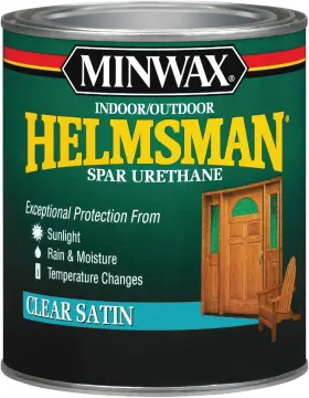 63205444 Paint Sundries Solutions Minwax Helmsman Indoor/outdoor Spar Urethane Quart Satin