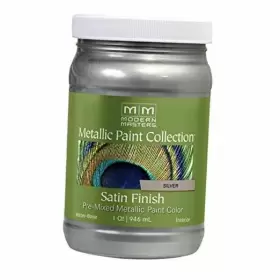 Me15032 Paint Sundries Solutions 1 Quart Me150 Silver Metallic Collection Water-based Decorative