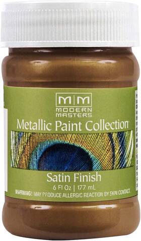 Paint Sundries Solutions Me20406 6 Oz Modern Masters Me204 Antique Bronze Metallic Collection Satin Water