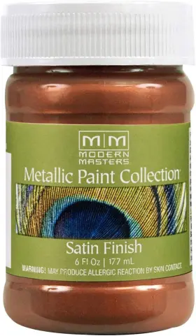 Me57906 Paint Sundries Solutions 6 Oz Copper Penny Metallic Satin Water-based Decorative