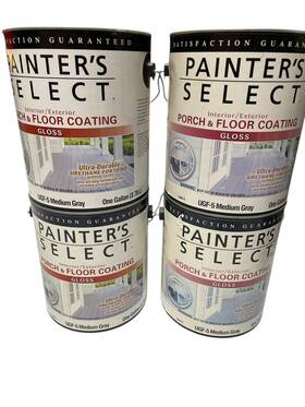 Painters Select Ugf-5 4 Gallons Painter S Urethane Gloss Porch And Floor Coating Medium Gray Ugf5