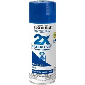 334027 Painters Touch 2x Rust-oleum Ultra Cover Paint Primer Brilliant Blue Gloss Spray