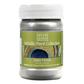 Paints 616663489450 Modern Masters Metallic Collection Shimmer 6oz. Silver