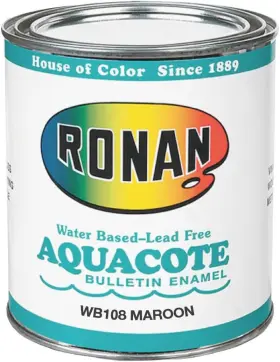 Wb108 Paints 1/2pt Specialty Aquacote 1/2 Pint Can Maroon
