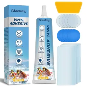 Pvc-p5 Paistely Air Mattress Patch Kit Vinyl Pool Liner Repair 60ml Transparent