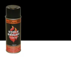 Pellethead 810004061729 Stove Bright High Temp Spray Paint Satin Up To 1200 Degrees 12 Ounce Pack