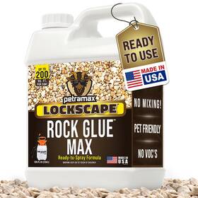 Petra Rtu-rgm-1g Petramax Lockscape Rock Glue For Landscaping 1 Gal Made In Gallon White