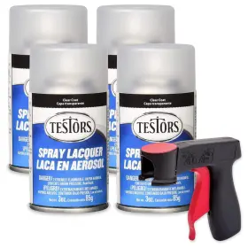 Bdl-0586 Pixiss Testors Spray Lacquer Bundle 2 Matte 3oz Gloss