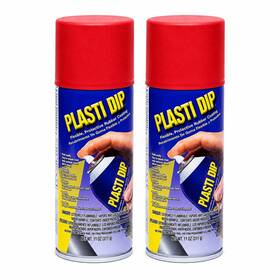 Plasti Dip 11201 2can Fba Red 11 Oz Spray Coating 2 Pack Peelable Rubber For W