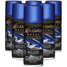11355-6 Plasti Dip Plastic Spray Paint 11oz Metal Ultrasonic Blue Metallic Luxury Acids 6-pack