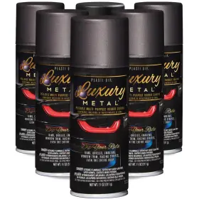 Plasti Dip 313023193148 11 Oz. Luxury Metal Black Sapphire Metallic Spray Paint 6-pack