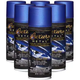 Plasti Dip 313108476418 11 Oz. Luxury Metal Ultrasonic Blue Metallic Spray Paint 6-pack