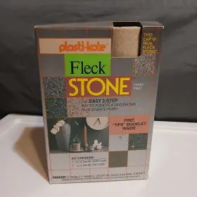 Plasti-kote 071915009402 No. 40 Santa Fe Sand Fleck Stone Texture Paint 12 Oz And 6