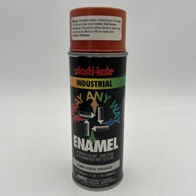 Plasti-kote 071915146824 Vintage Plasti-kote Osha Orange - 2388n Paper Label Enamel Spray Paint Can
