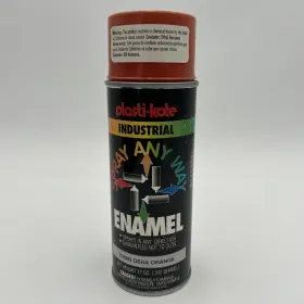 2388n Plasti-kote 071915146824 Vintage Osha Orange - Paper Label Enamel Spray Paint Can