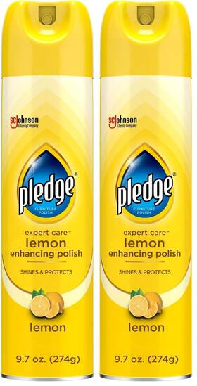 Pledge 697831 Multisurface Furniture Polish Spray Works On Wood Granite And Leath