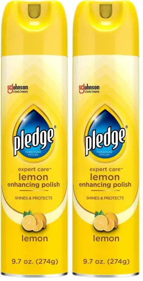 697831 Pledge Multisurface Furniture Polish Spray Works On Wood Granite And Leath