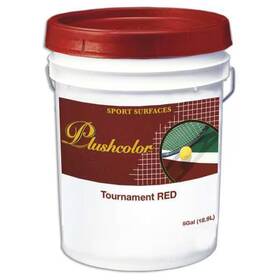 Plush 090932320017 5 Gal. Tournament Red Recreational Surface Coating Water Base