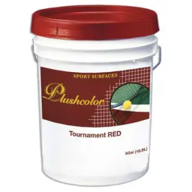 Plush 090932320017 5 Gal. Tournament Red Recreational Surface Coating Water Base