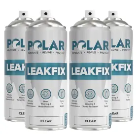 Polar Specialist Coatings 060964841922 Clear Leak Fix Spray 4 X 13.5fl. Oz Waterproof Roof Sealant Instantl