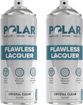 91-0hku-4351 Polar Specialist Coatings Clear Gloss Lacquer Spray - 2 X 13.5 Fl. Oz Coat Paint
